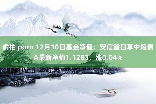 偷拍 porn 12月10日基金净值：安信鑫日享中短债A最新净值1.1283，涨0.04%